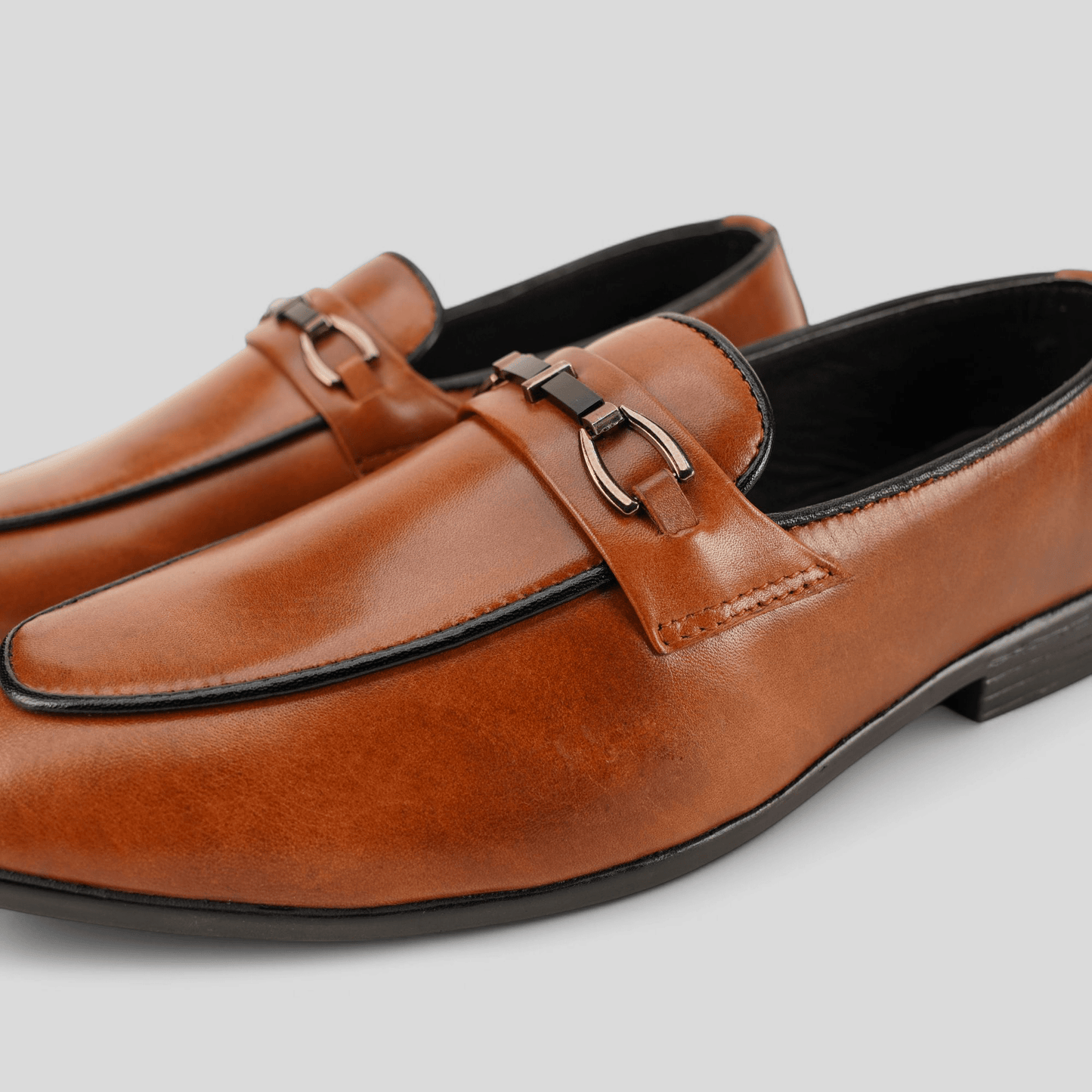 Tan Leather Horsebit Loafer - Waymate